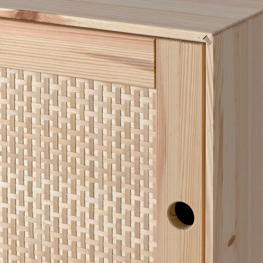 Комбинация для хранения - EKET / VÄLJARE/ VАLJARE IKEA/ ЭКЕТ/ ВАЛЬЯРЕ ИКЕА,  105х70 см, белый/под беленый дуб
