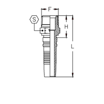 Фитинг DN 32 NPTF 1.1/4 Interlock