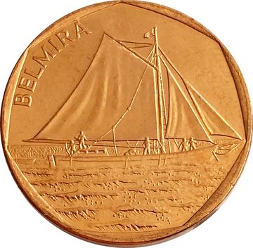 5 эскудо 1994 Кабо-Верде (Парусник)