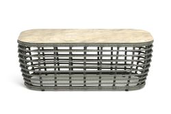 "Ницца" лаунж-зона из искусственного ротанга, цвет серый