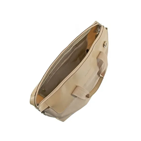 Сумка деловая, отдел на молнии, цвет бежевый 31х42х15,5см