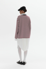 Лонгслив-поло BRETON STRIPE