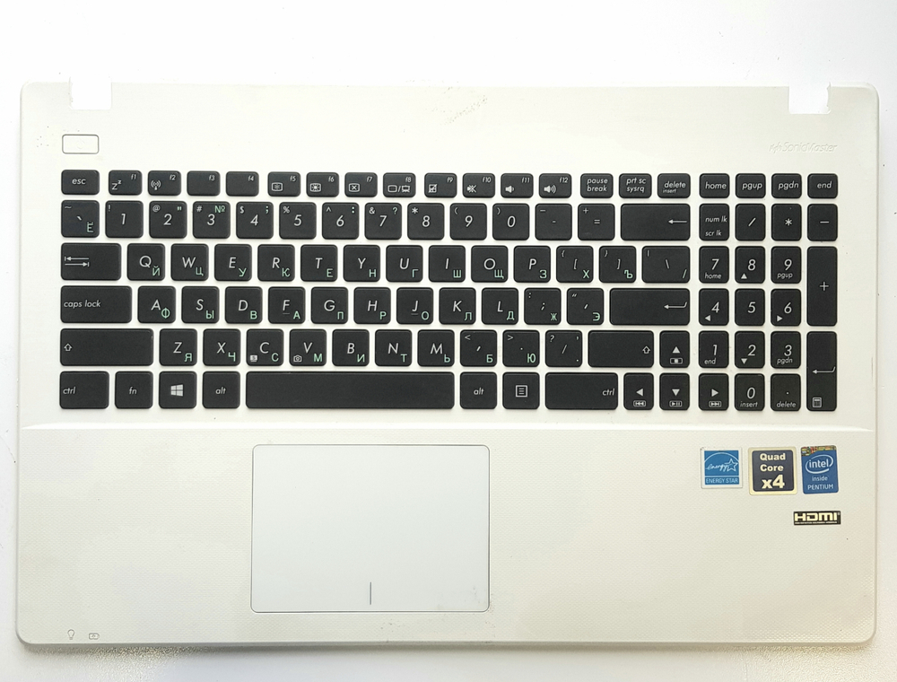 Верхняя часть корпуса (топкейс) 13NB0482AP0311 для Asus X551M с клавиатурой