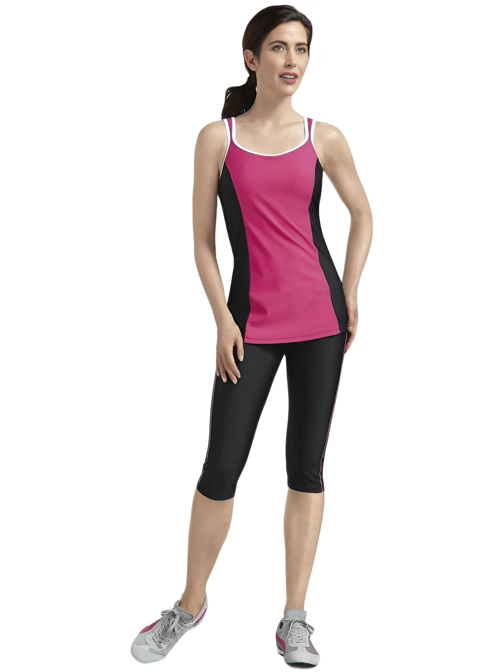 Топ бюстгальтер спортивный для фиксации экзопротезов после мастэктомии, р. S Amoena