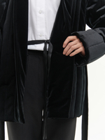 Утепленное кимоно (черный)