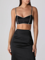Топ BRA, черный