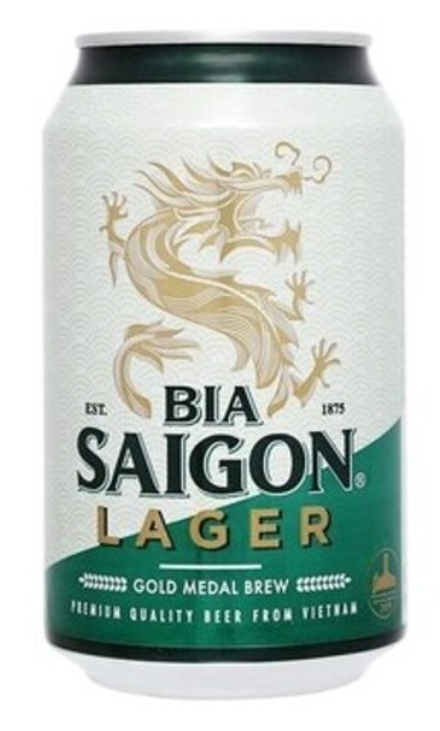 Пиво Сайгон Лагер / Saigon Lager 0.33 - банка