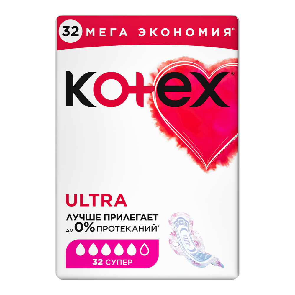 Прокладки Kotex Ultra Super 32шт