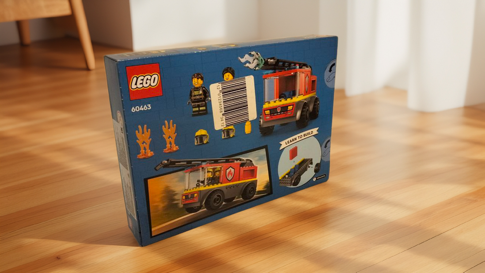 LEGO City 60463 «Грузовик с пожарной лестницей» — выезд на происшествие