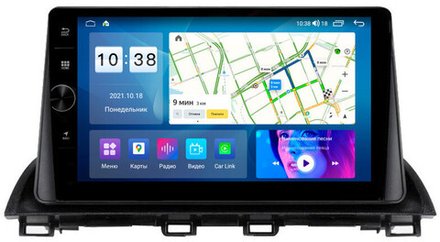 Магнитола для Mazda 3, Axela 2013-2019 - Parafar PF085LHDAV на Android 12, ТОП процессор, 3Гб+32Гб, CarPlay, 4G SIM-слот