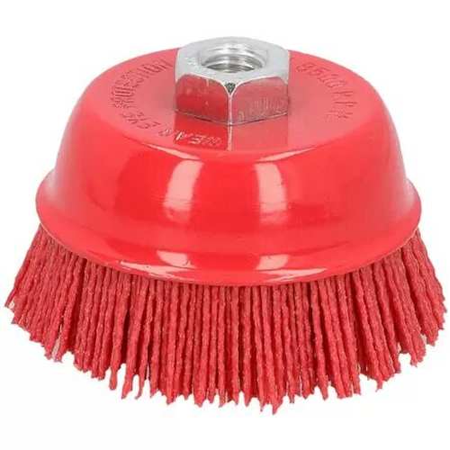 Щетка-крацовка нейлон чаша для УШМ 100мм