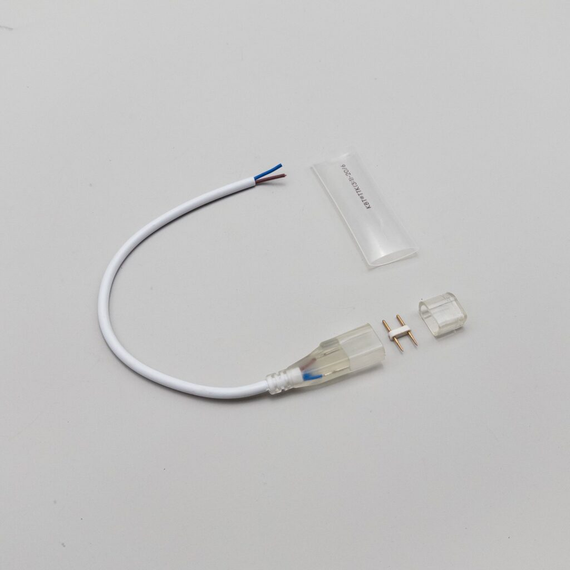 Установочный комплект для одностороннего Неона 8х16 мм., Белый, LTC (FR-23500)