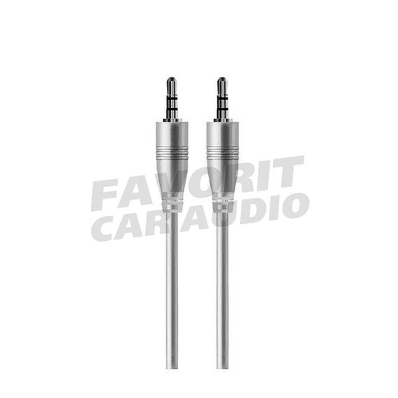 Кабель AUX, Jack 3,5mm(m) - Jack 3,5mm(m) Usams YP102, 1.0м, круглый, силикон, цвет: белый