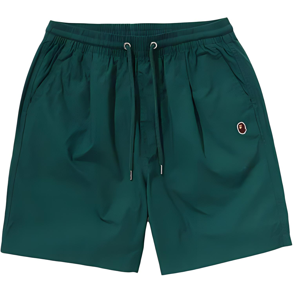 A Bathing Ape One Point Twill Relaxed Fit Шорты зеленый