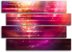 Модульная картина "Свечение"