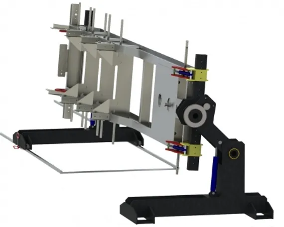 Сварочный двухстоечный вращатель, СЛОТ-СТОЛ