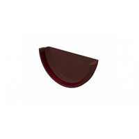 Заглушка желоба универсальная ПВХ  Grand L шоколад