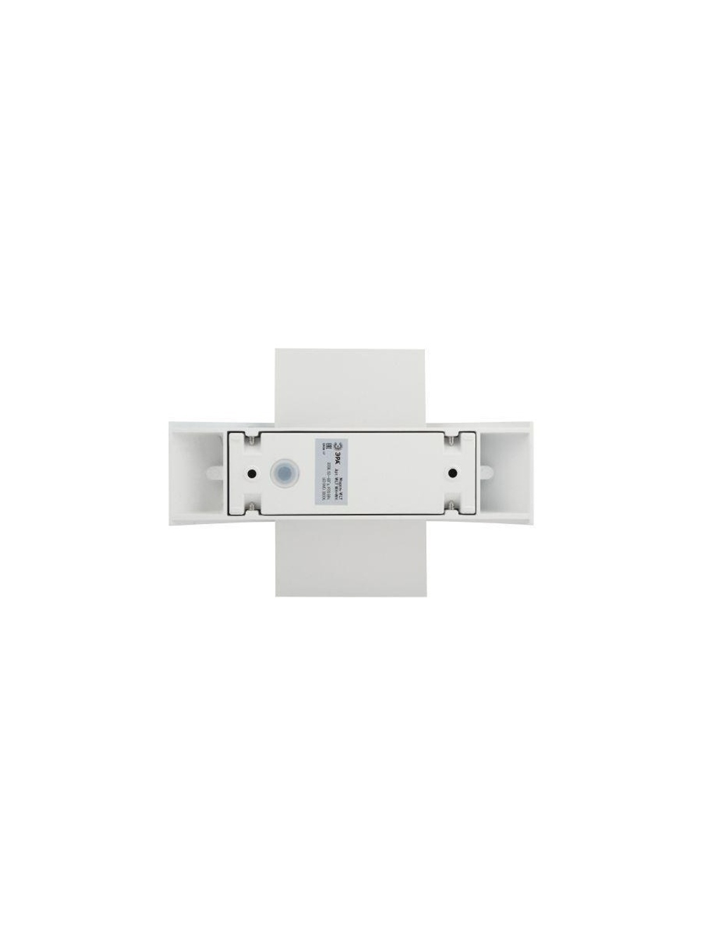 Светильник WL7 WH+WH декор. подсветка светодиод. 6Вт IP54 бел. ЭРА Б0034604