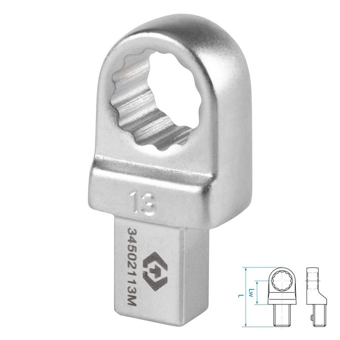 KING TONY (34502113M) Насадка накидная серии "FIT", 13 мм, 9х12 мм