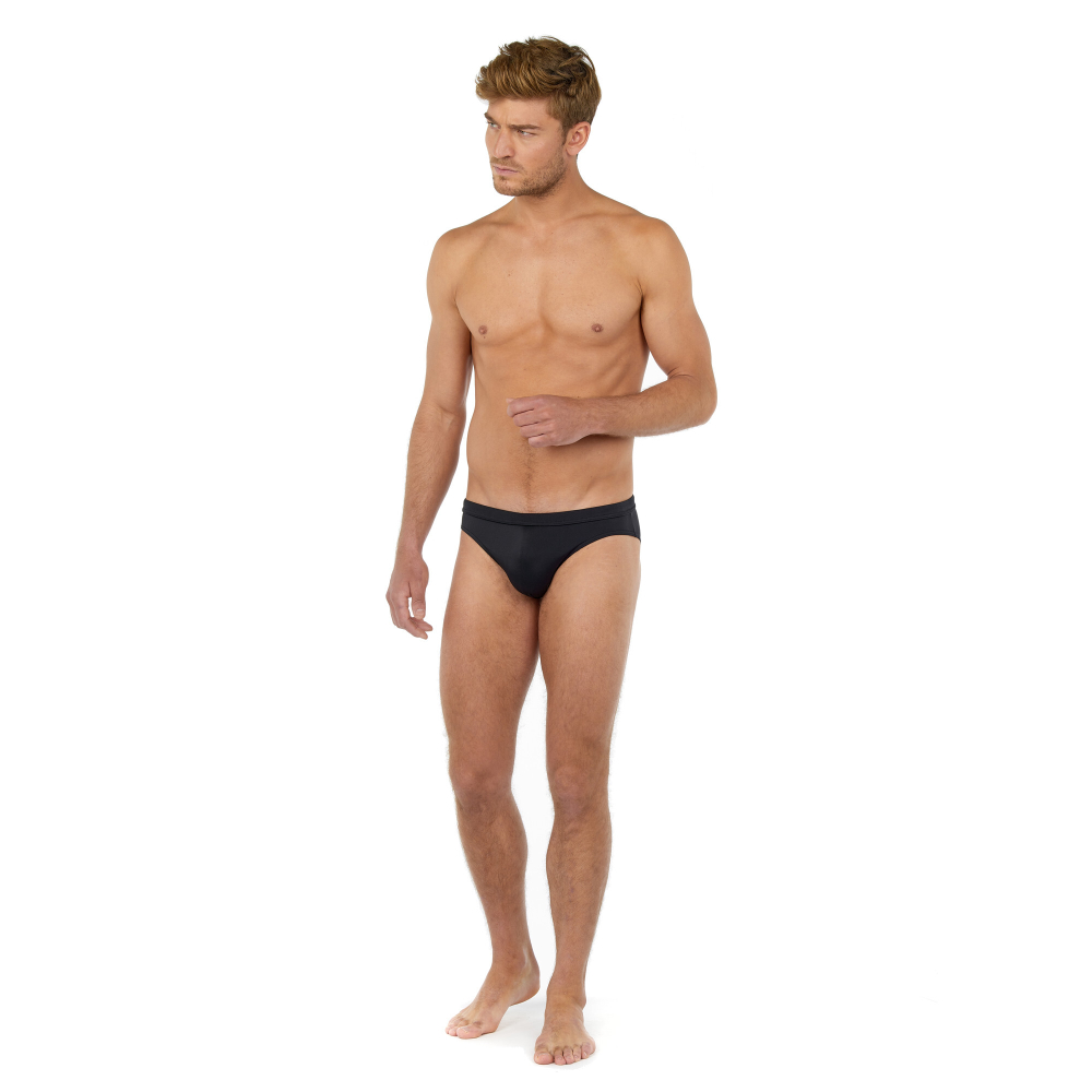 Мужские плавки черные HOM SEA LIFE Swim Mini Briefs 402534_400004