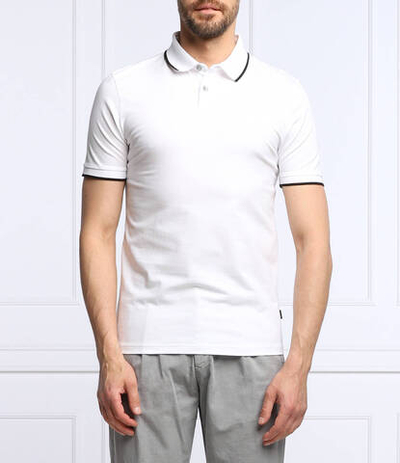 Поло Passertip BOSS ORANGE - белый(50472665)