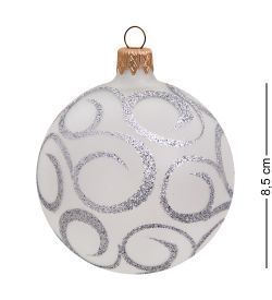 Элита НФШ-1270 Набор ел.украшений Шар 2шт «Снежная королева» 80 мм