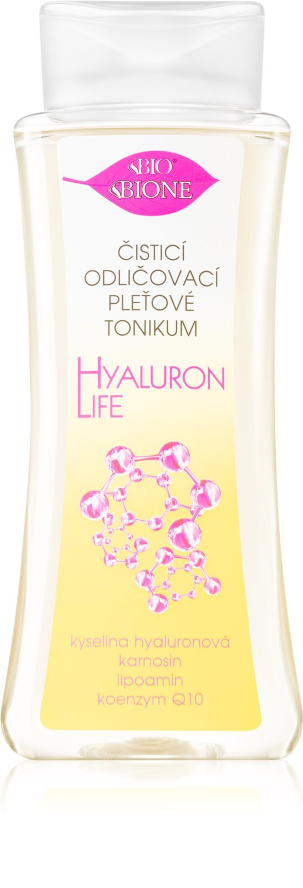 Bione Cosmetics Hyaluron Life - тоник для снятия макияжа с гиалуроновой кислотой /   255  ml  / GTIN 8595061610531