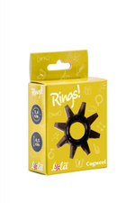 Эрекционное кольцо Rings Cogweel black (Цвет: черный)