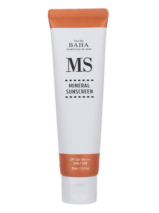 Cos De BAHA Крем для лица минеральный SPF50+ PA++++, 45мл