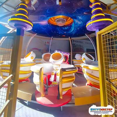 Карусель чашки «Планетоход», 8 чашек, 16 мест, 7×7×5,3 м