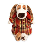 Бартоломей в пальто в клетку 27см.