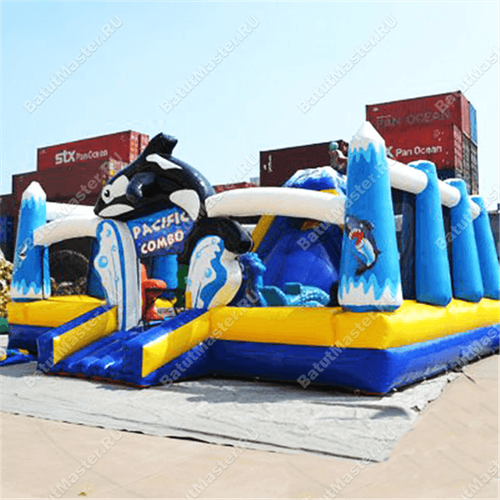 Коммерческий надувной батут "Океан"