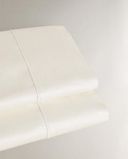Простыня Zara Home сатин, хлопок 100%, однотонный, 0056/089