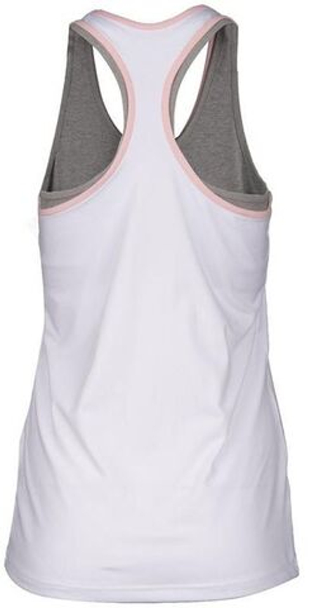 Топ теннисный K-Swiss Hypercourt Express Tank W - white/light grey melange