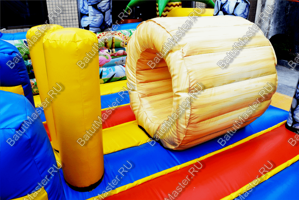 Коммерческий надувной батут "Солнечный остров" 7.5*5*5 м