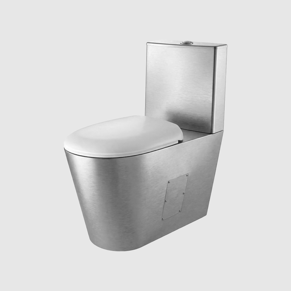 Унитаз напольный нерж. сталь NOFER 13016.S матовый