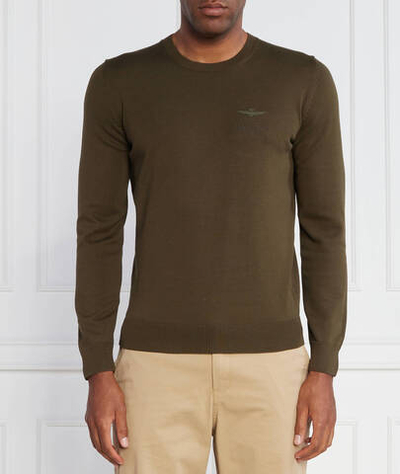 Свитер Aeronautica Militare - зеленый(MA1446L506)