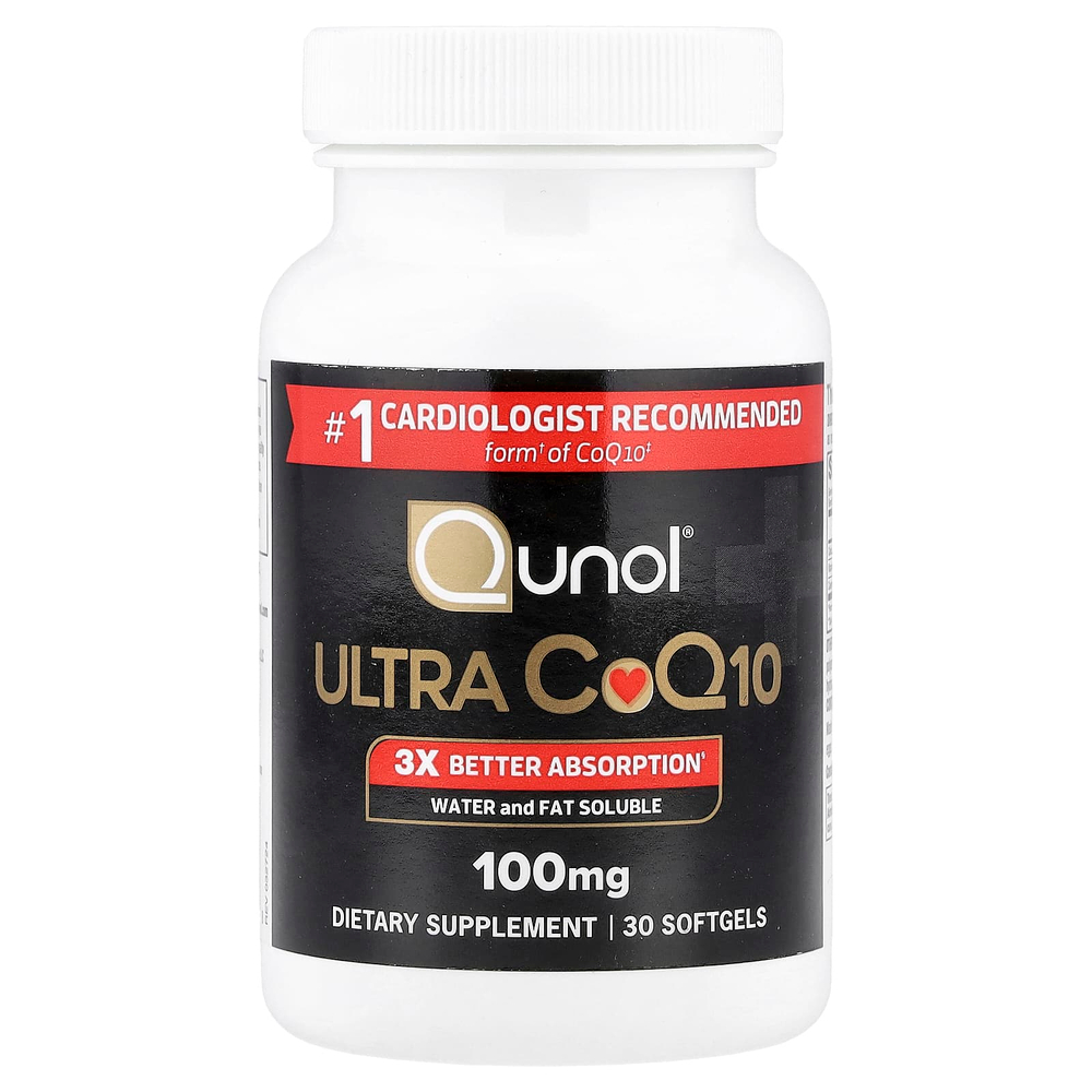 Qunol, Ultra CoQ10, 30 мягких таблеток