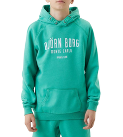 Кофта для мальчика теннисная Björn Borg Sthlm Hoodie - winter green