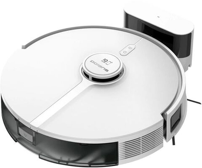 Робот-пылесос Polaris IQ Home PVCR 5005, 70Вт, белый/серый