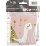 Фольгированный шар «Аист» в розовом цвете сатин, 46 см