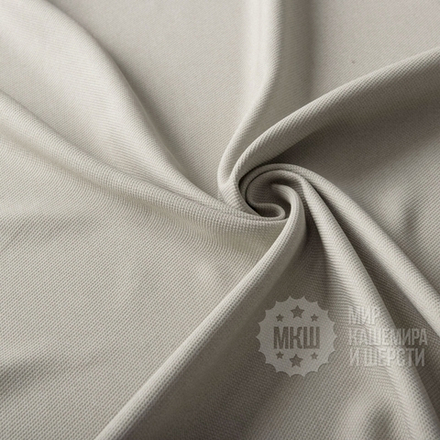 Шторы блэкаут для спальни с тюлью: ОМА (арт. BL01-243-10) - 300х270, (170х270)х2 см. - (Возможна высота 250 см.) - светло-серые