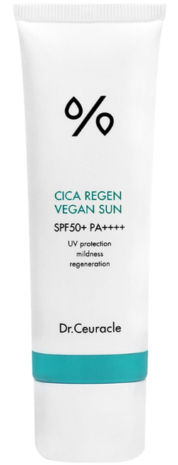 Dr.Ceuracle Сica Regen Vegan Sun Gel солнцезащитный веганский гель с центеллой SPF50 PA++++ 50мл