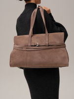 Замшевая сумка DBR 31152 капучино