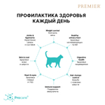 Сухой корм PREMIER для стерилизованных кошек Лосось и индейка 400г