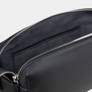 Несессер Voyageur из кожи теленка, черного цвета