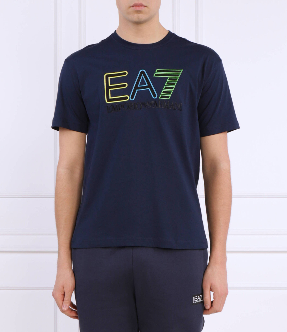 Футболка EA7 - темно-синий(3RUT02 PJ02Z)