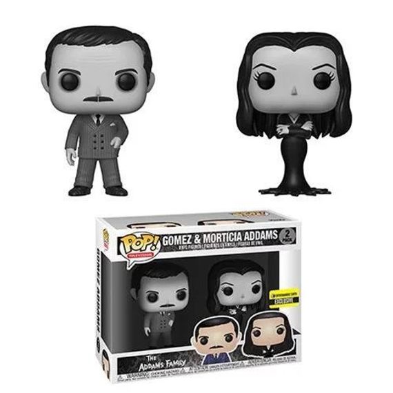 Funko POP! Vinyl Figure - Gomez &amp; Morticia Addams (Black &amp; White 2-Pack)
