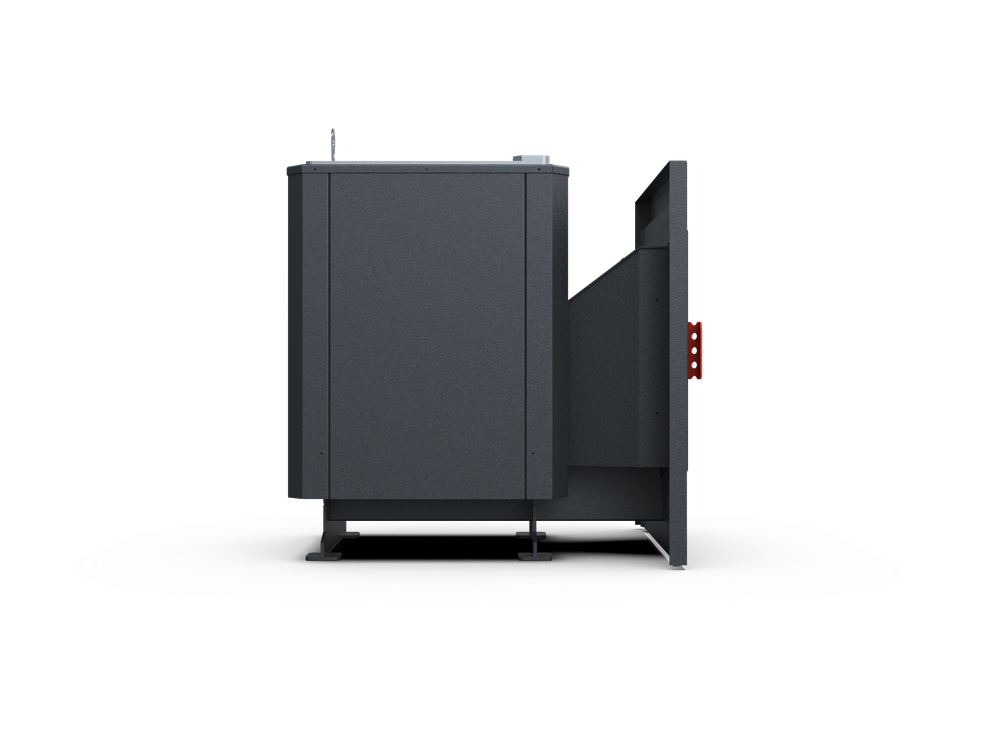 Банная печь Душа- 15 Кожух угловой панорама