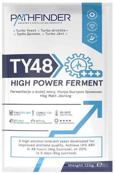 Спиртовые дрожжи Pathfinder &quot;48 Turbo High Power Ferment&quot;, 135 г